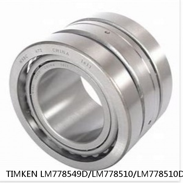 LM778549D/LM778510/LM778510D TIMKEN Tapered Roller Bearings Double-row