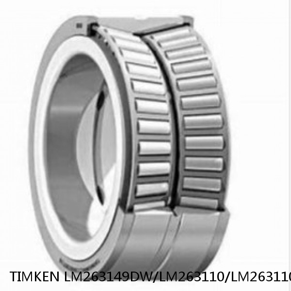 LM263149DW/LM263110/LM263110D TIMKEN Tapered Roller Bearings Double-row #1 small image